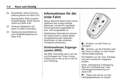 2015-2017 Cadillac SRX Owner's Manual | German