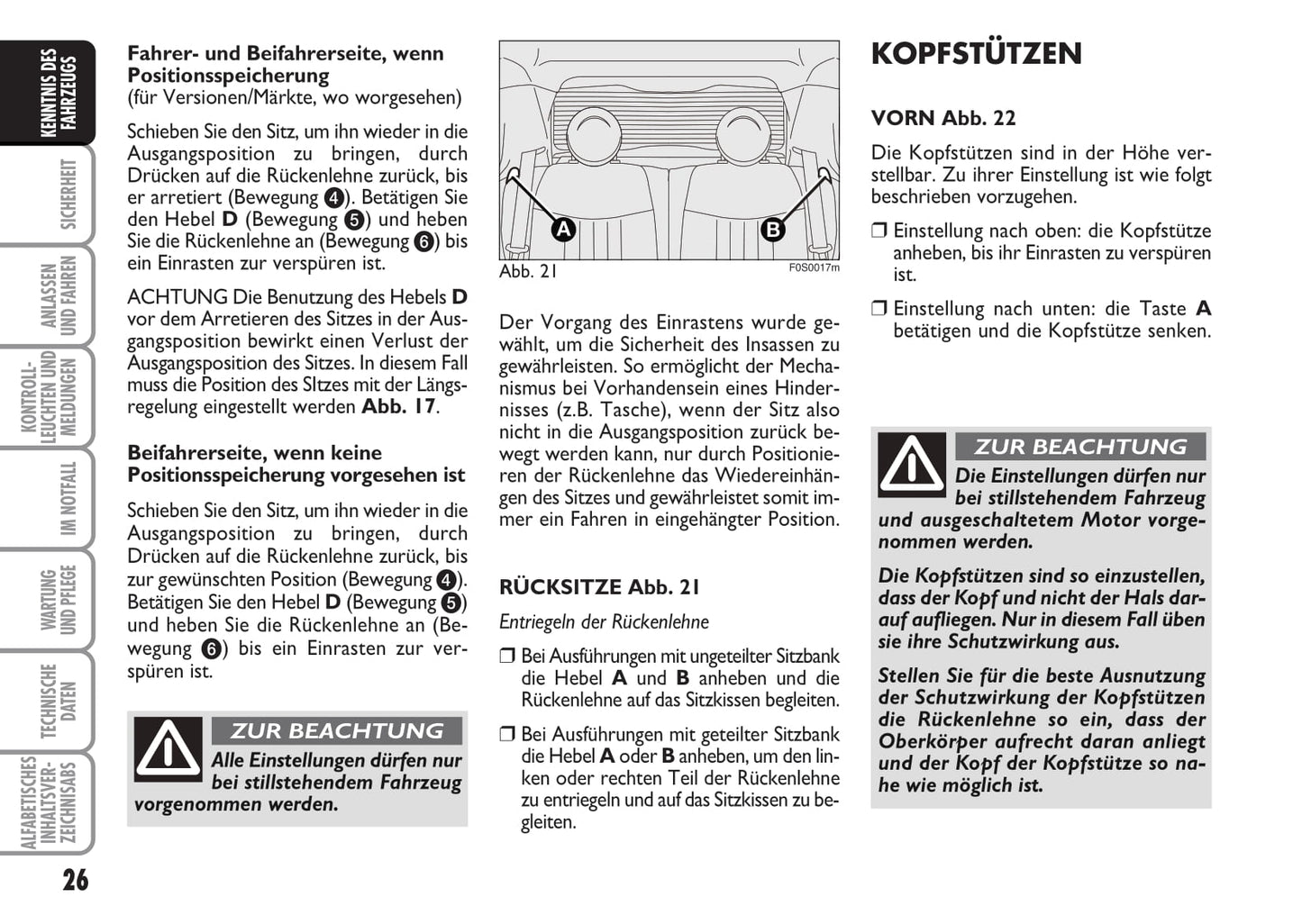 2009-2010 Fiat 500 Gebruikershandleiding | Duits