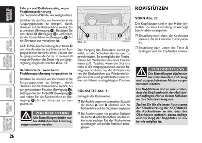 2009-2010 Fiat 500 Bedienungsanleitung | Deutsch