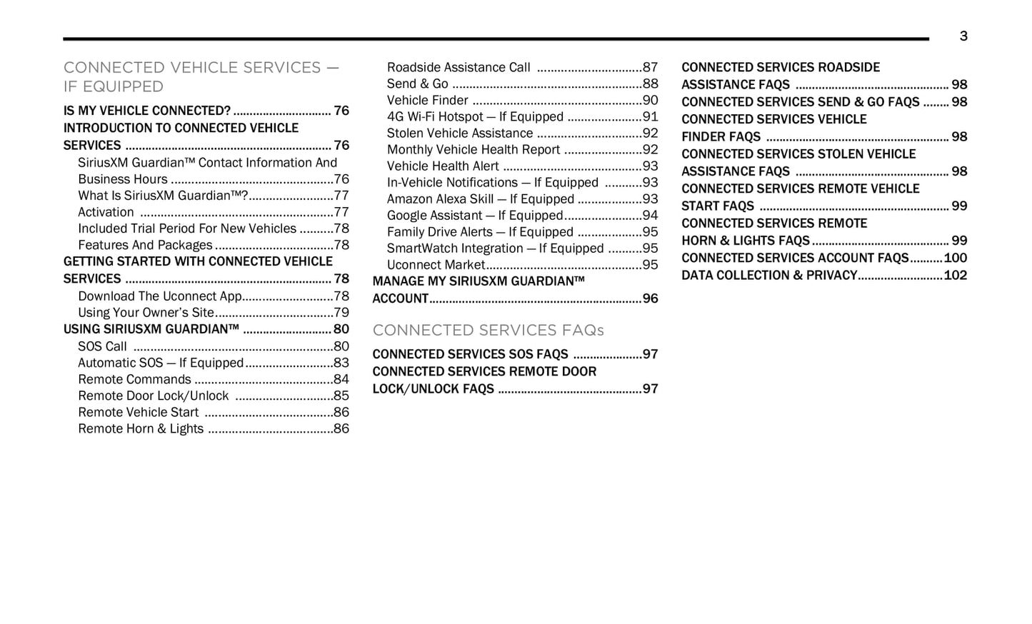 Uconnect Radio 8.4 Inch Display Owner's Manual