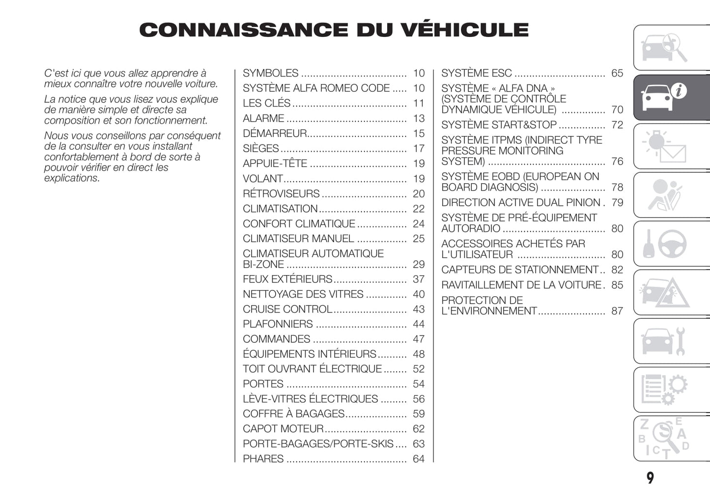 2010-2014 Alfa Romeo Giulietta Gebruikershandleiding | Frans