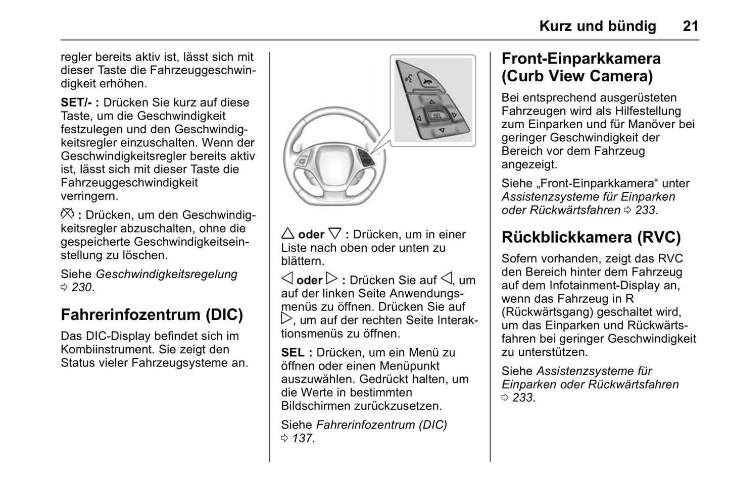 2017-2018 Chevrolet Corvette Owner's Manual | German