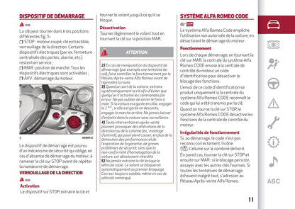 2013-2017 Alfa Romeo MiTo Gebruikershandleiding | Frans