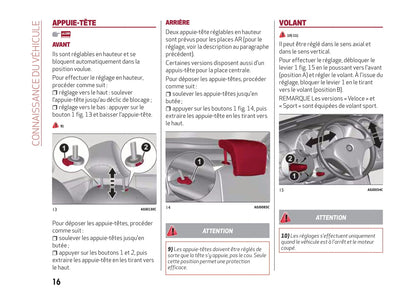 2013-2017 Alfa Romeo MiTo Gebruikershandleiding | Frans