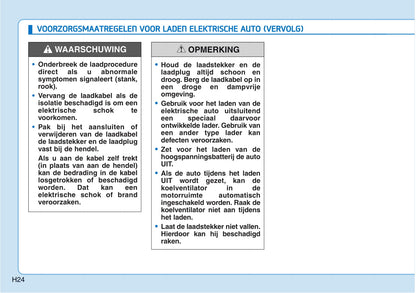 2018-2019 Hyundai Kona Electric Owner's Manual | Dutch