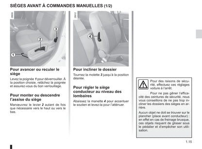 2015-2016 Renault Scénic Owner's Manual | French