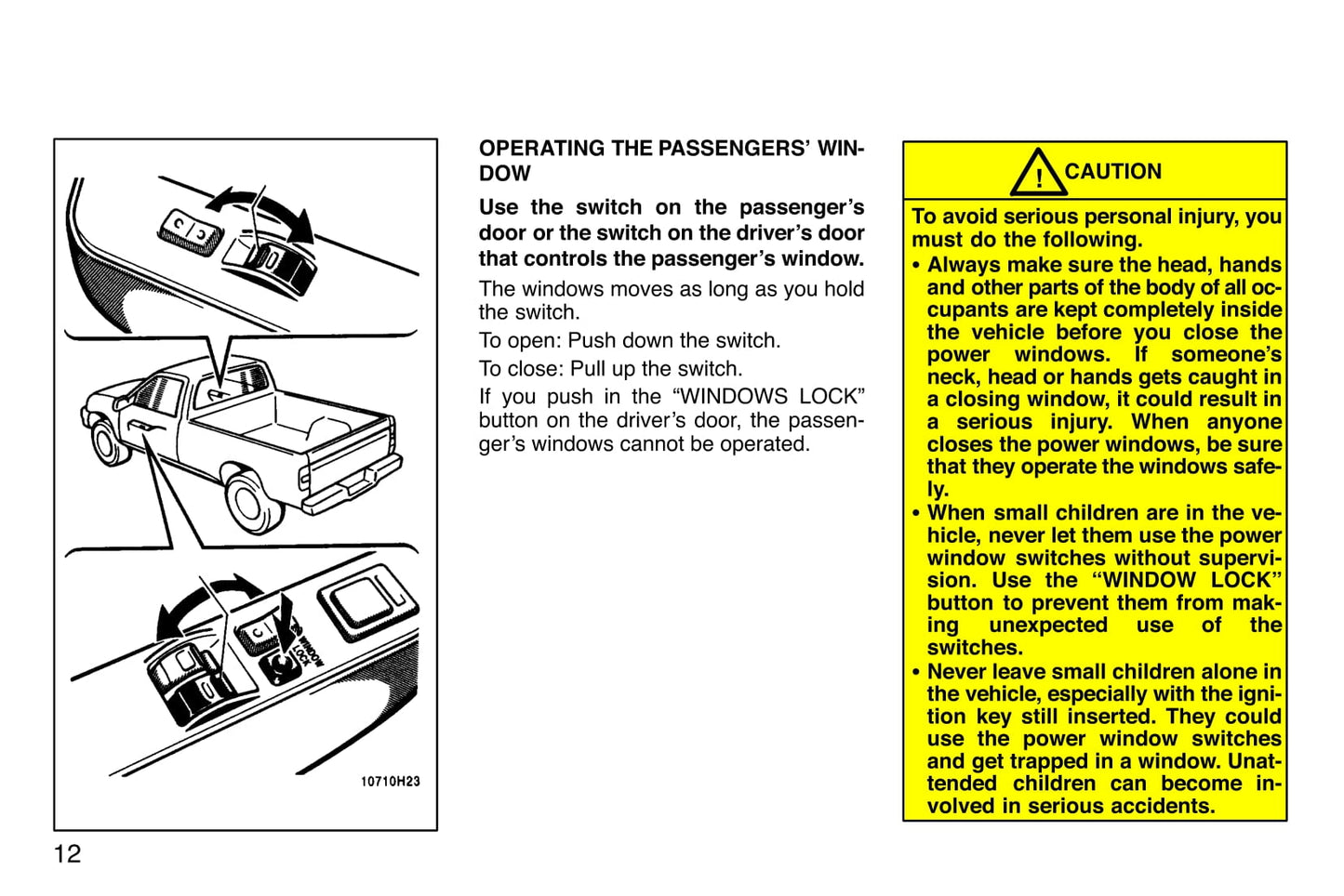 1997 Toyota Tacoma Owner's Manual | English