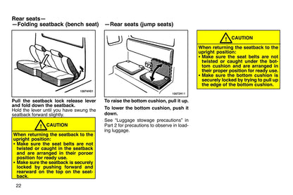 1997 Toyota Tacoma Owner's Manual | English