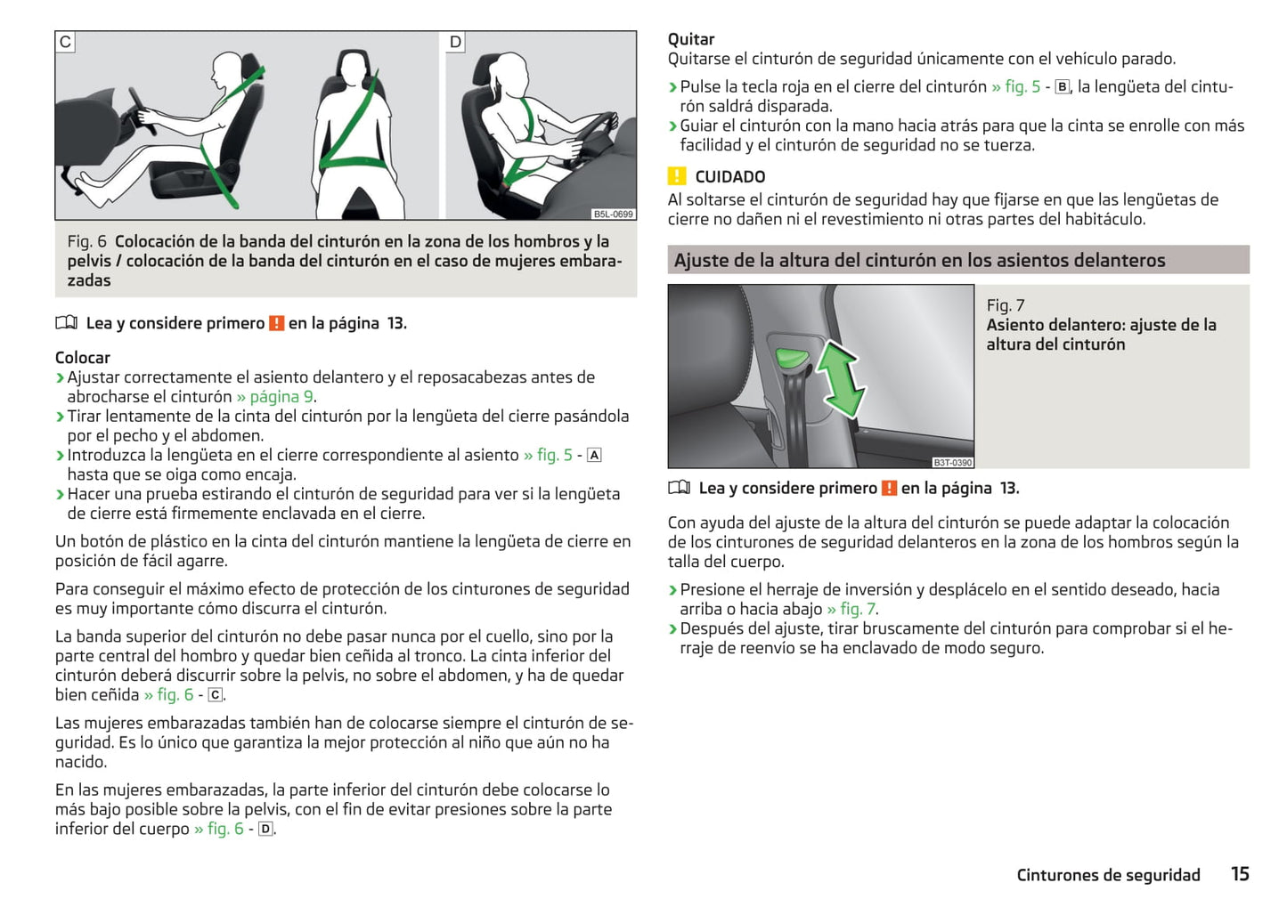 2014-2015 Skoda Superb Owner's Manual | Spanish