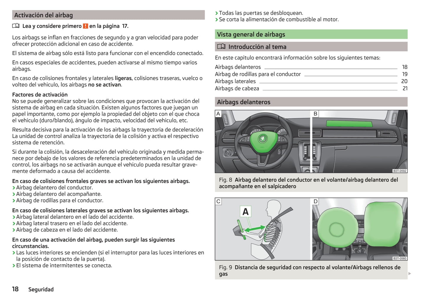 2014-2015 Skoda Superb Owner's Manual | Spanish