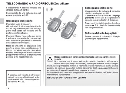 2020-2021 Renault Clio Gebruikershandleiding | Italiaans