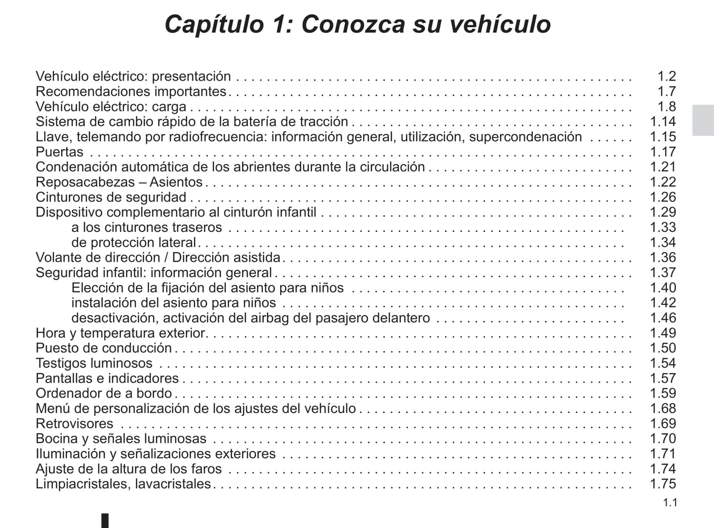 2012-2013 Renault Fluence Z.E. Gebruikershandleiding | Spaans