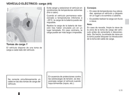 2012-2013 Renault Fluence Z.E. Owner's Manual | Spanish