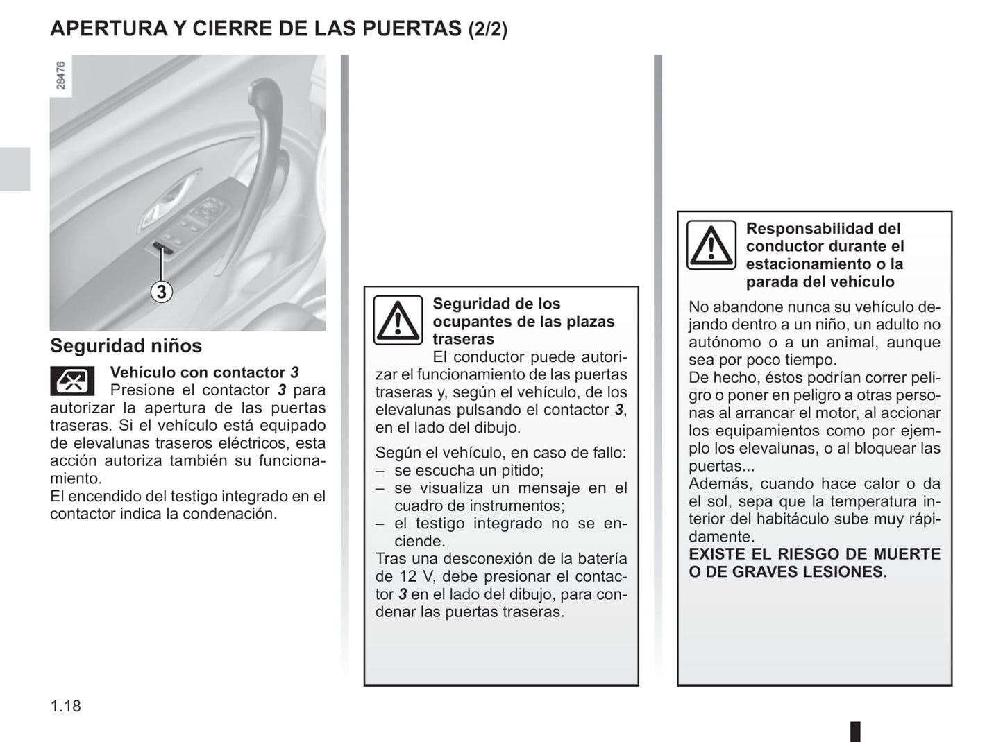 2012-2013 Renault Fluence Z.E. Owner's Manual | Spanish