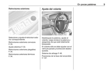 2016-2021 Opel Mokka X Gebruikershandleiding | Spaans
