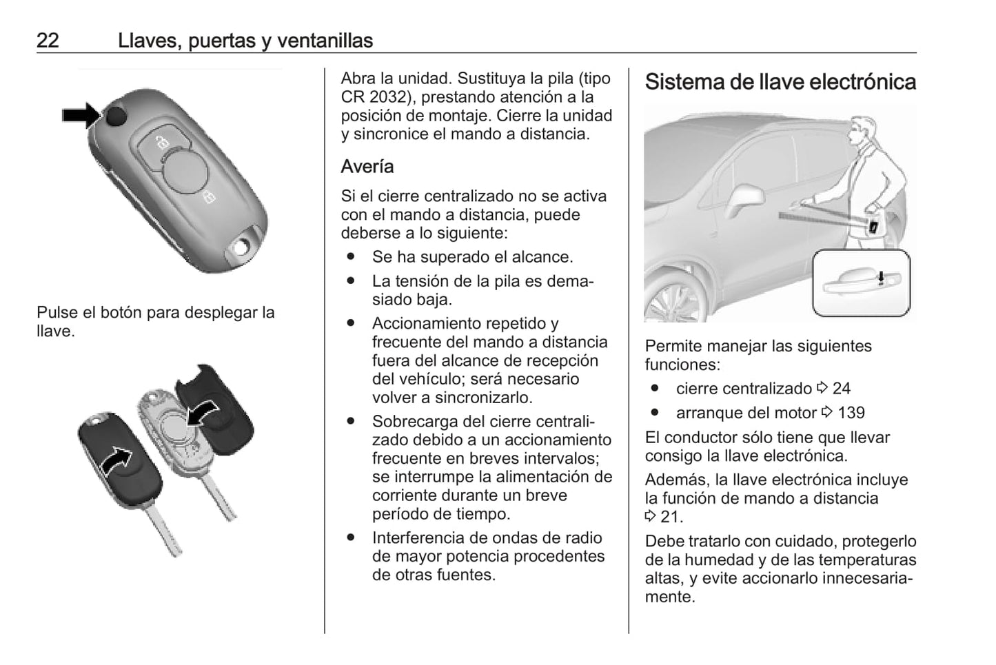 2016-2021 Opel Mokka X Gebruikershandleiding | Spaans