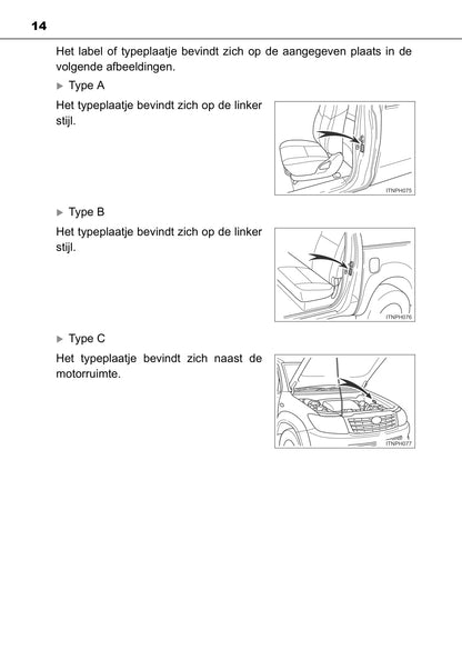 2013-2014 Toyota Hilux Owner's Manual | Dutch