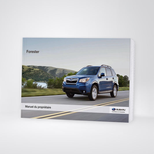 2013-2017 Subaru Forester Gebruikershandleiding | Frans