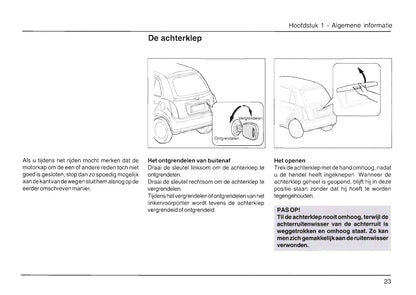 2004-2009 Daihatsu Trevis Bedienungsanleitung | Niederländisch