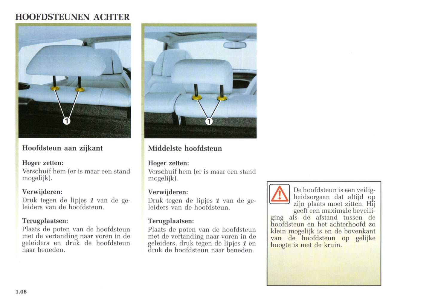 2002-2003 Renault Avantime Gebruikershandleiding | Nederlands