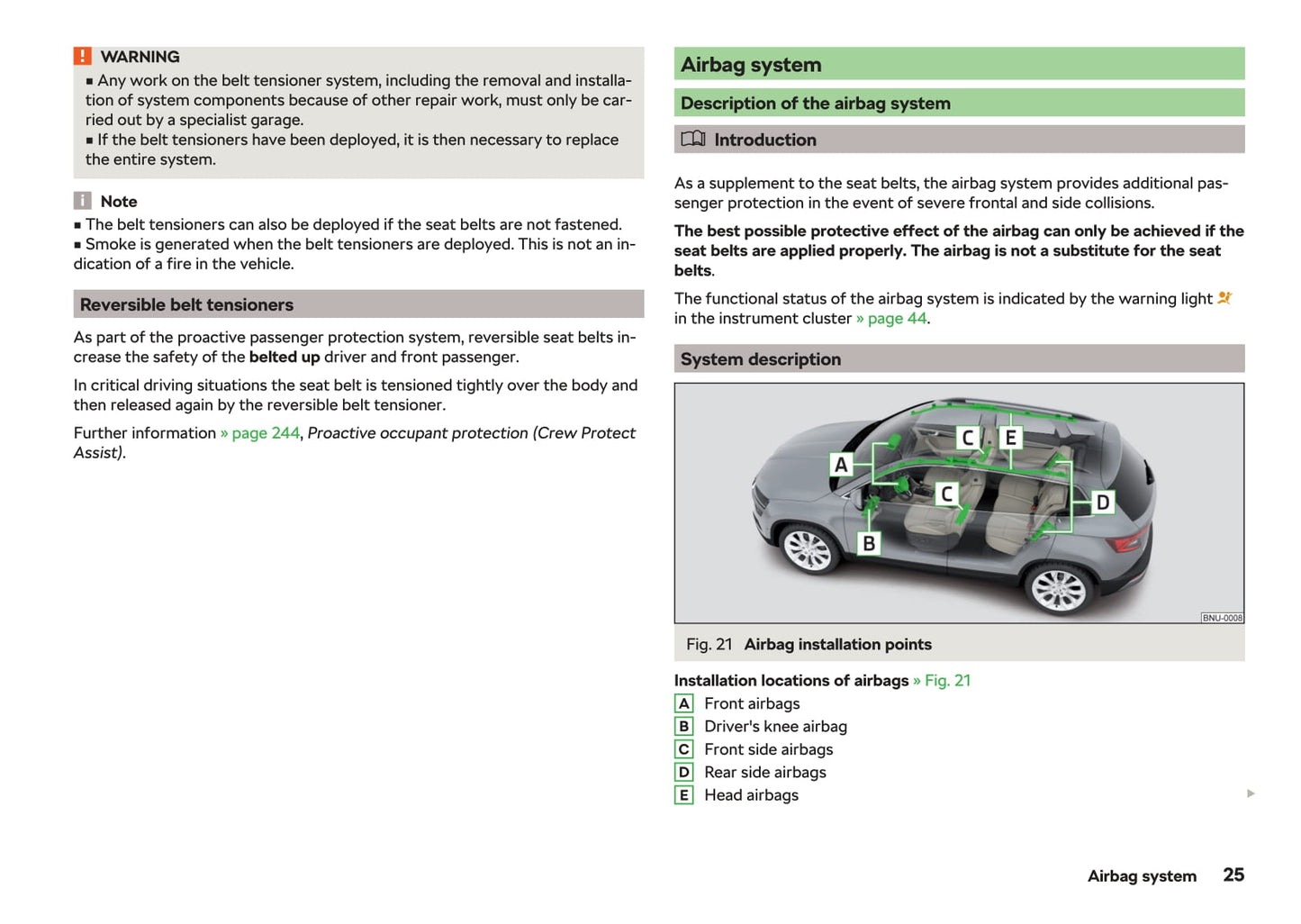 2018-2019 Skoda Karoq Gebruikershandleiding | Engels