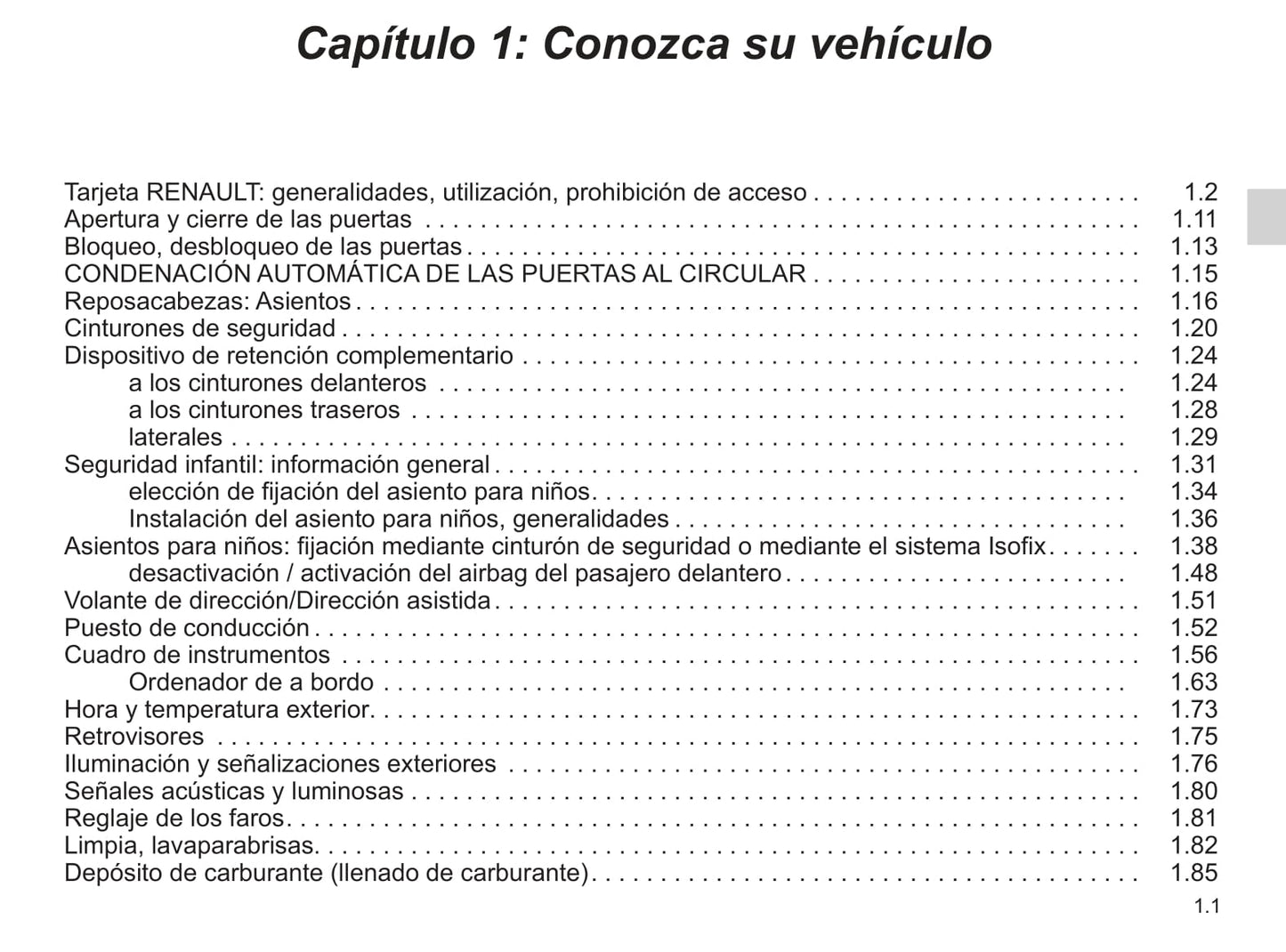 2018-2019 Renault Clio Owner's Manual | Spanish