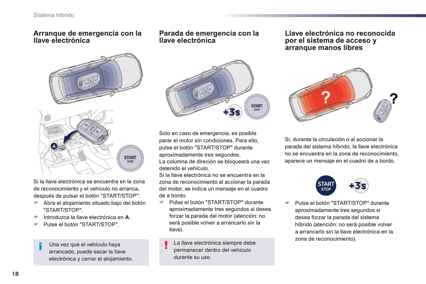 2014-2016 Peugeot 508 RXH Owner's Manual | Spanish