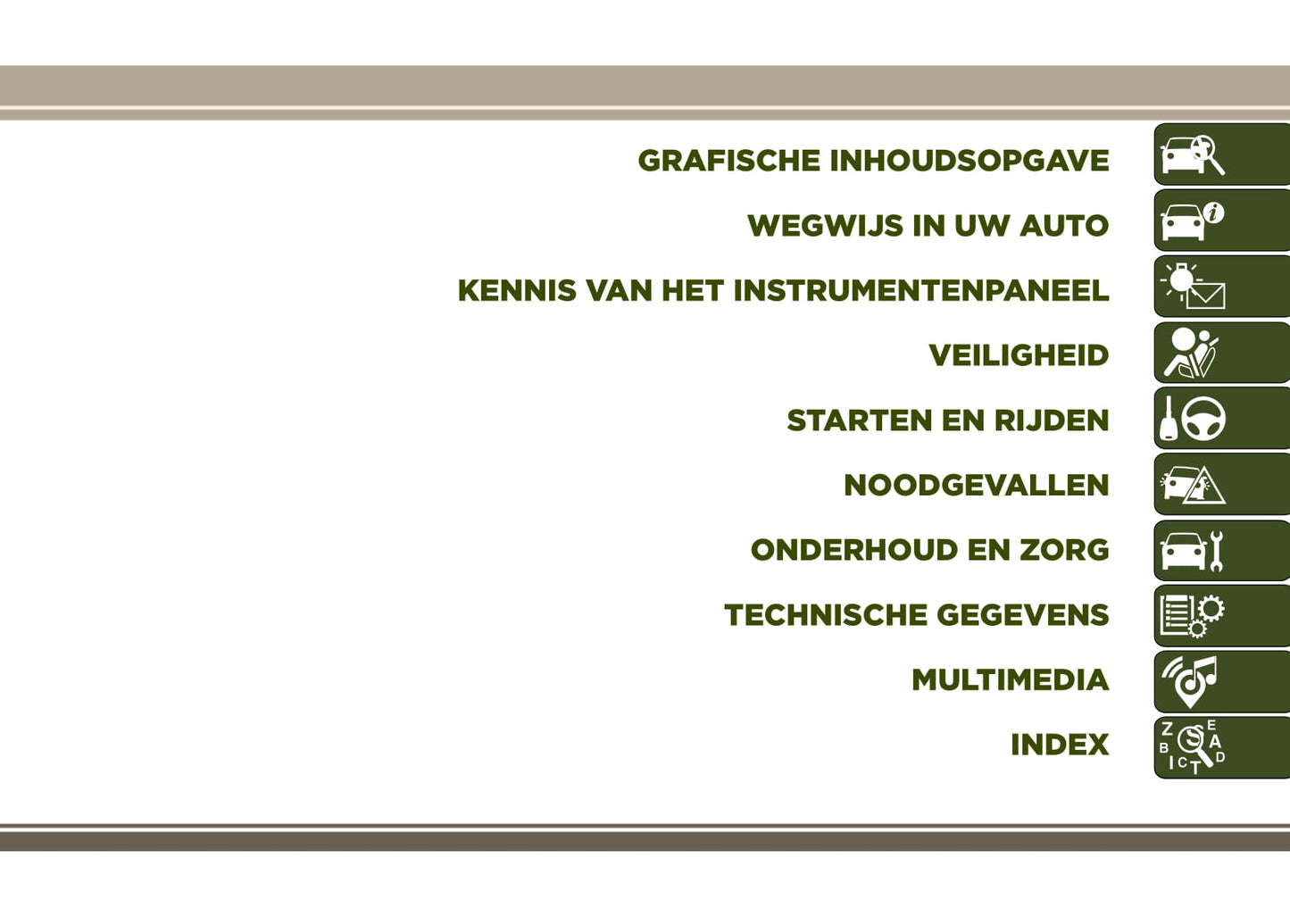 2014-2018 Jeep Renegade Gebruikershandleiding | Nederlands