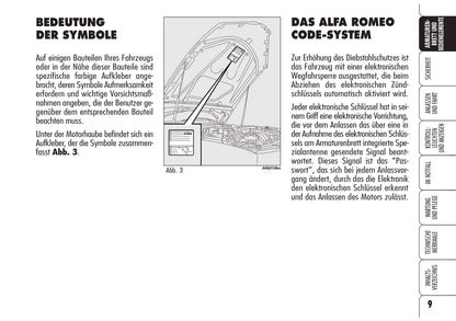 2008-2011 Alfa Romeo Spider Owner's Manual | German