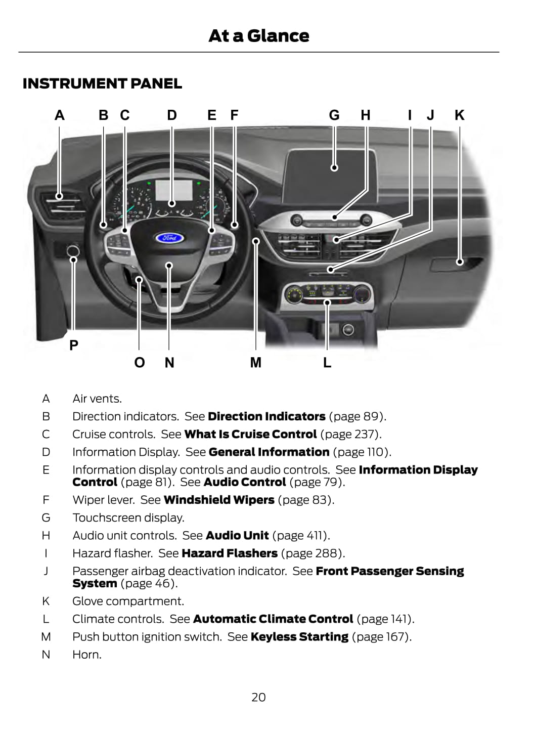 2020 Ford Escape Gebruikershandleiding | Engels