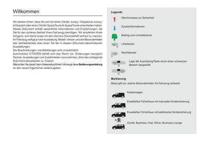 2020-2023 Citroën Dispatch/Jumpy/SpaceTourer/e-Dispatch/e-Jumpy/e-SpaceTourer Gebruikershandleiding | Duits