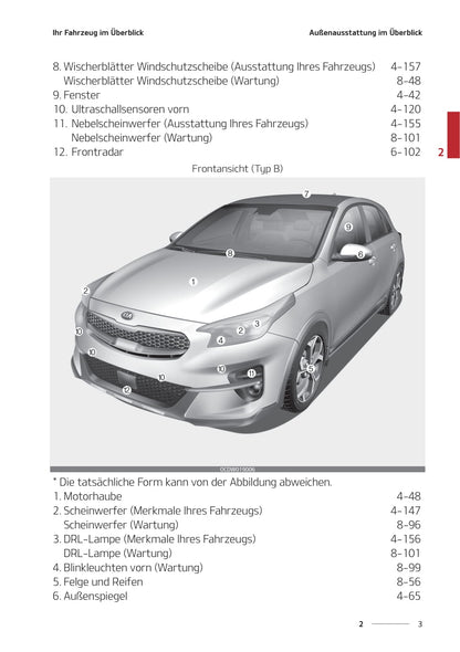 2020-2021 Kia Ceed Gebruikershandleiding | Duits