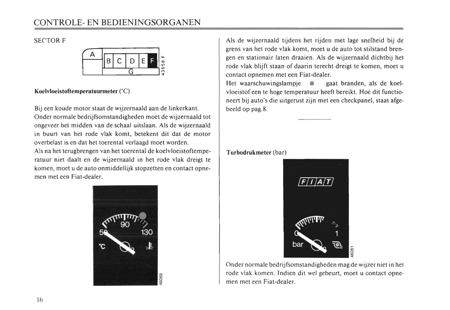 1986-1991 Fiat Croma Gebruikershandleiding | Nederlands