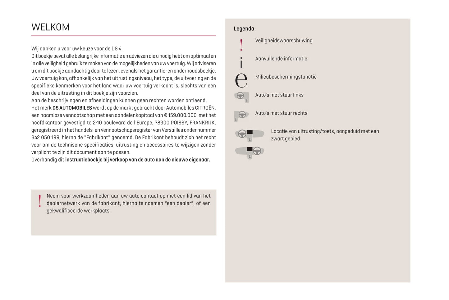 2021-2022 DS Automobiles DS 4 Gebruikershandleiding | Nederlands