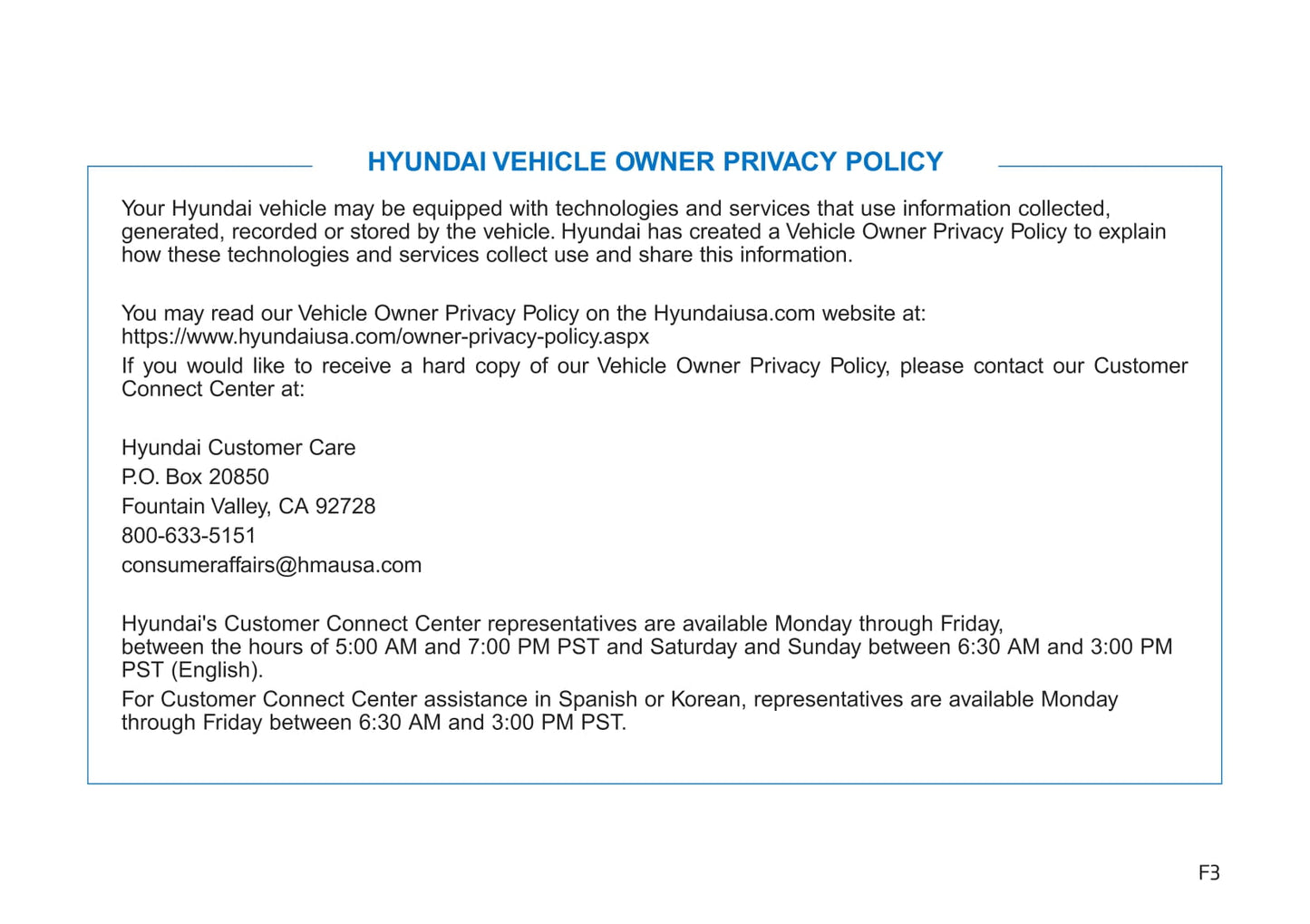 2017-2020 Hyundai Kona Gebruikershandleiding | Engels