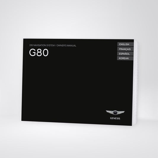 Genesis G80 Navigation System Gebruikershandleiding 2018