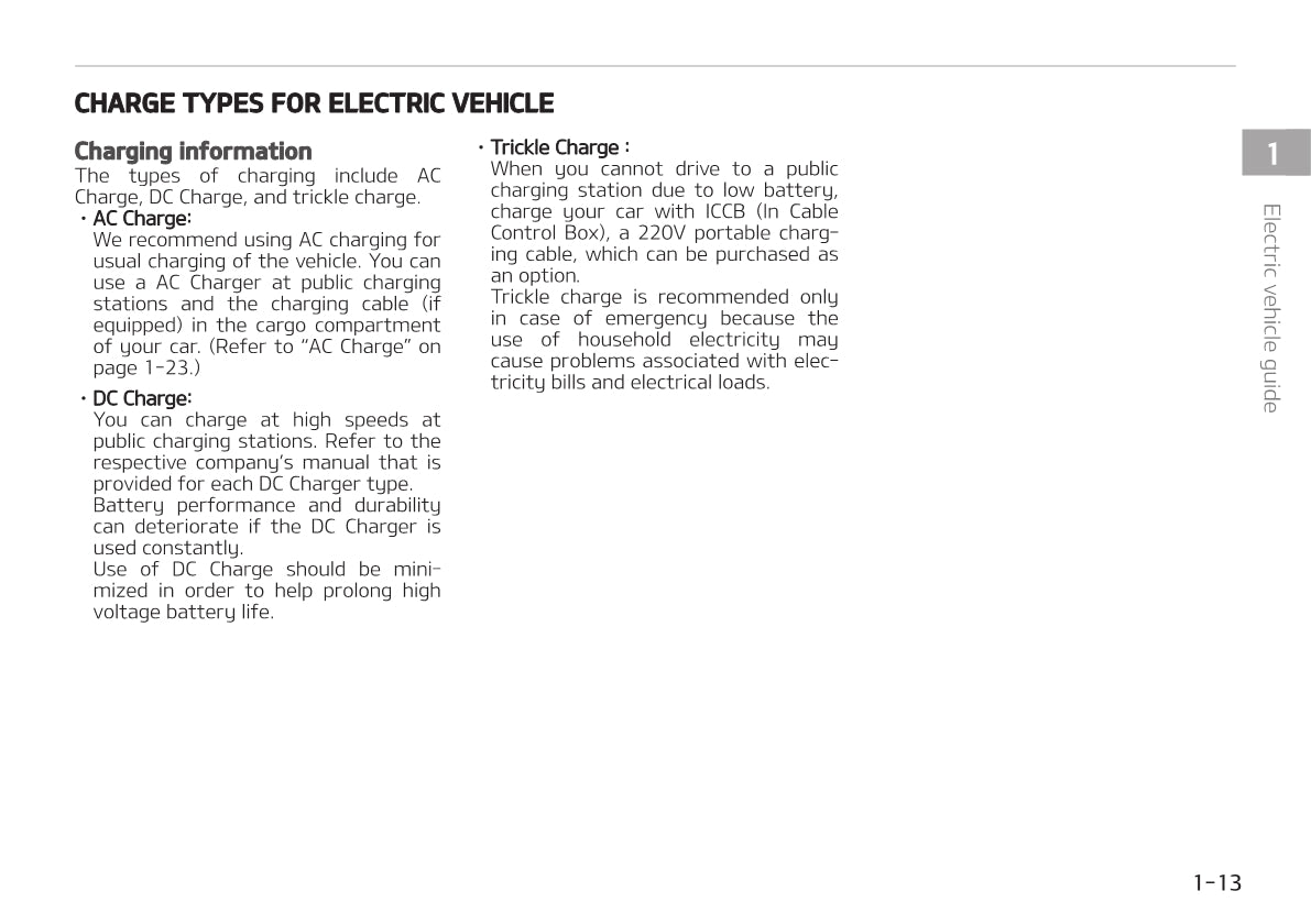 2021-2022 Kia e-Soul Gebruikershandleiding | Engels