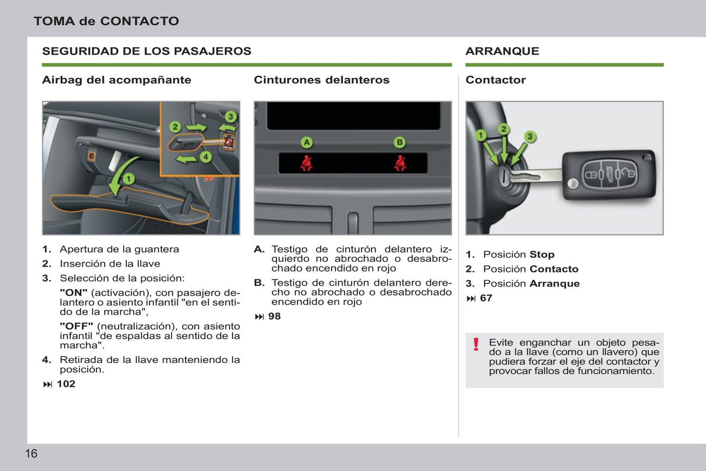 2011-2014 Peugeot 207 CC Gebruikershandleiding | Spaans