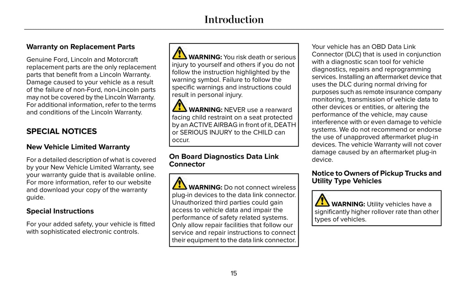 2022 Lincoln Aviator Owner's Manual | English