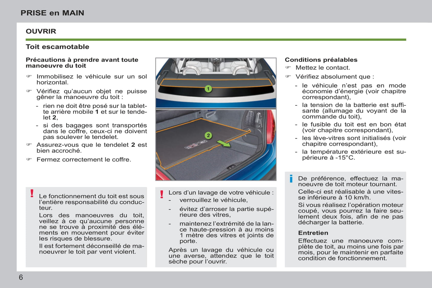 2011-2014 Peugeot 207 CC Owner's Manual | French