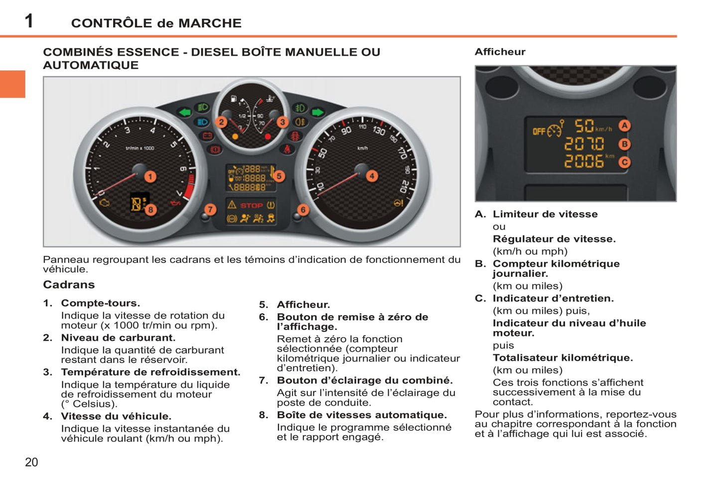 2011-2014 Peugeot 207 CC Owner's Manual | French