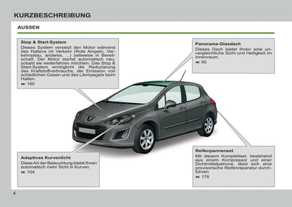 2012-2013 Peugeot 308 Gebruikershandleiding | Duits
