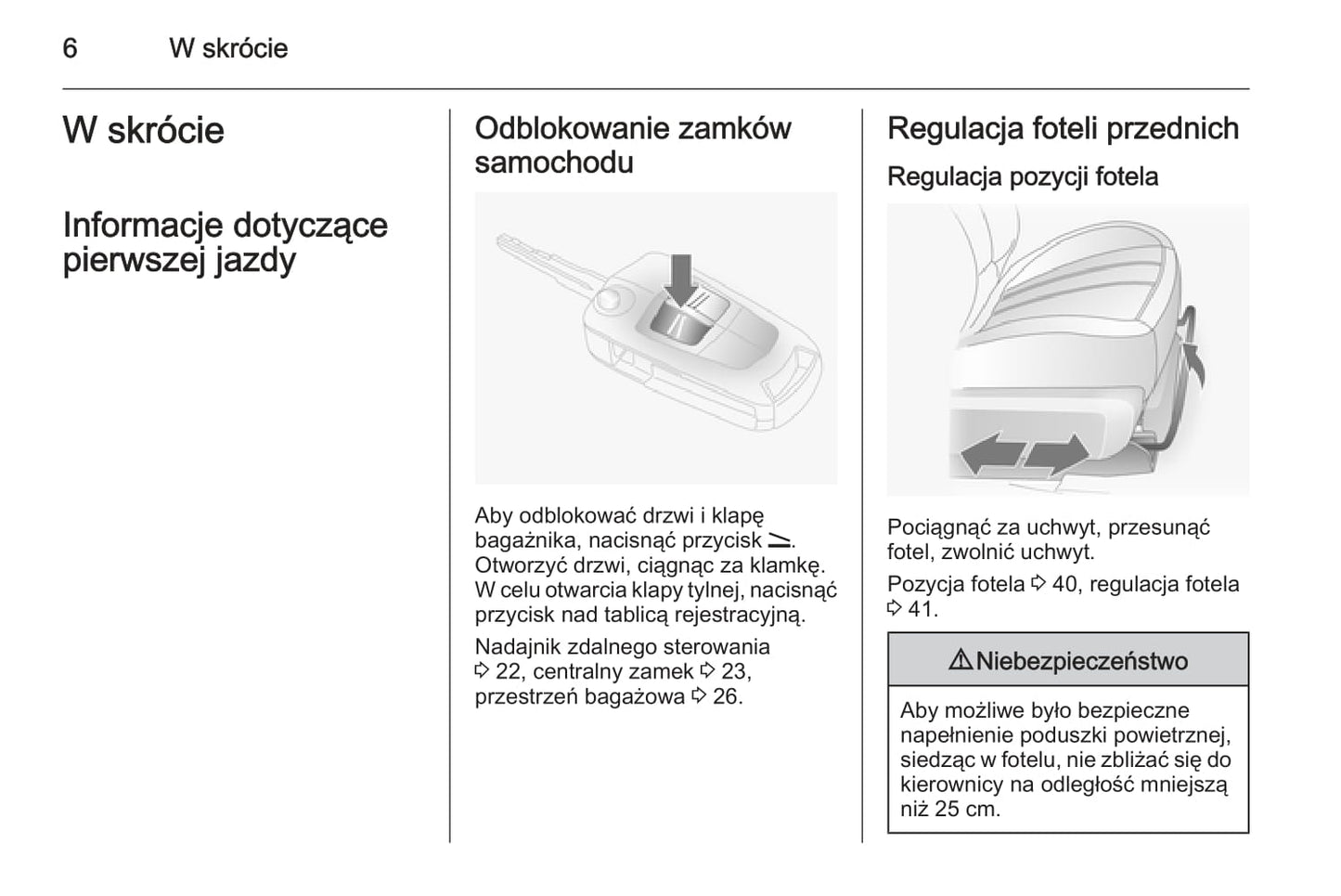 2015-2016 Opel Antara Owner's Manual | Polish