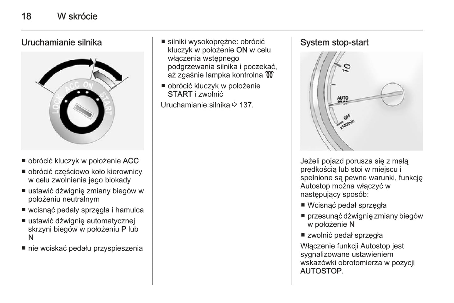 2015-2016 Opel Antara Owner's Manual | Polish