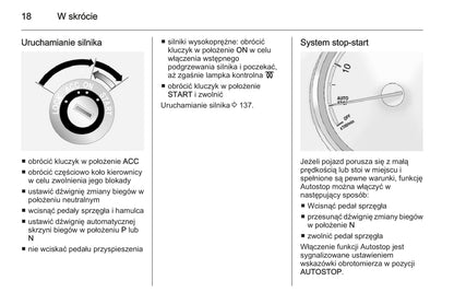 2015-2016 Opel Antara Owner's Manual | Polish