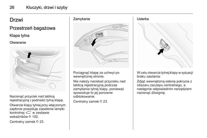 2015-2016 Opel Antara Owner's Manual | Polish