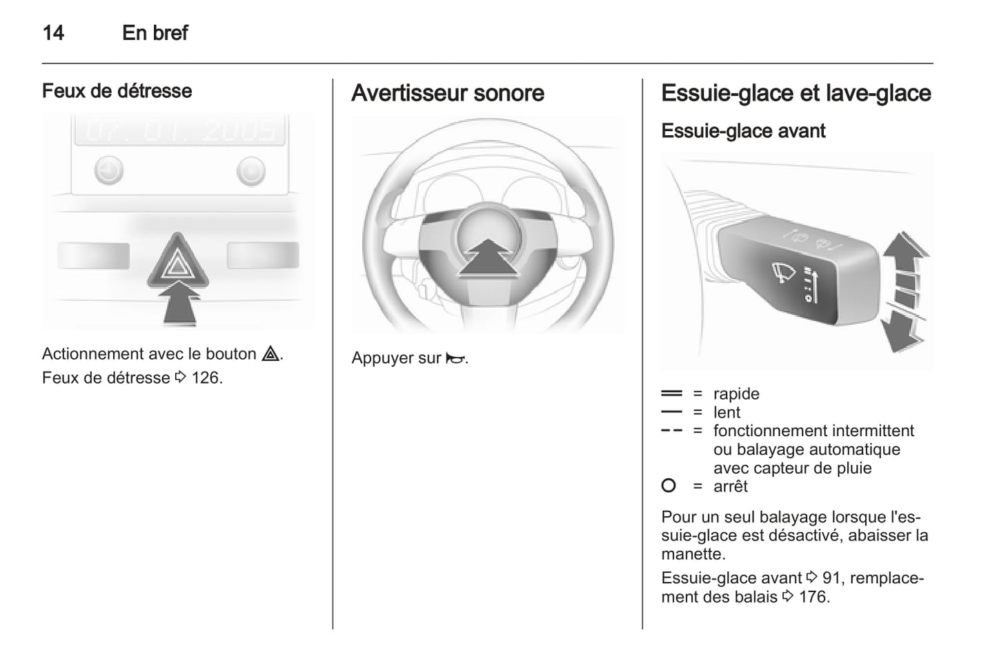 2007-2010 Opel Astra Owner's Manual | French