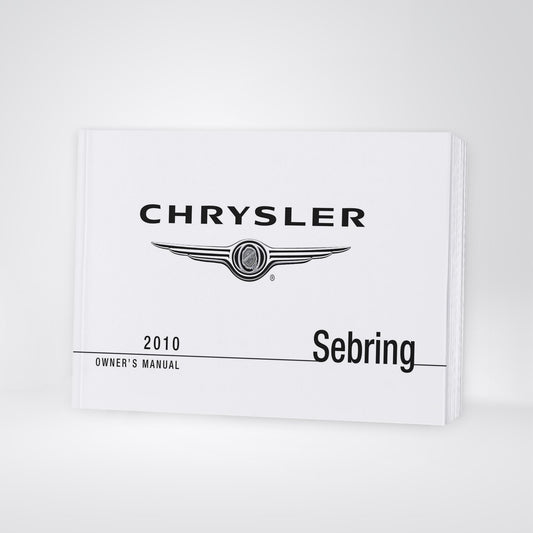 2007-2010 Chrysler Sebring Gebruikershandleiding | Engels