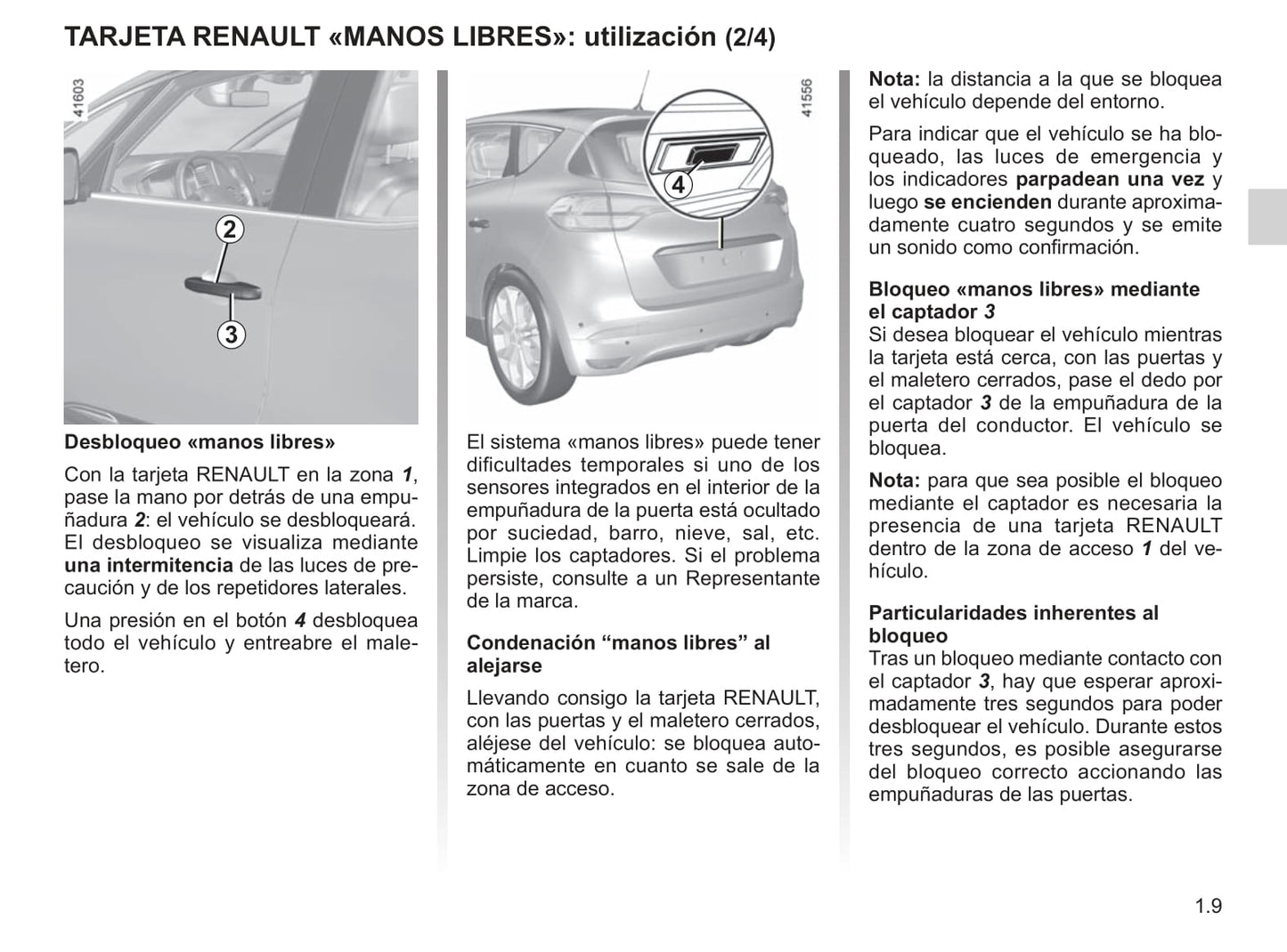 2016-2020 Renault Scenic Gebruikershandleiding | Spaans