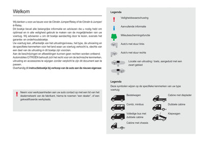 2021-2024 Citroën Jumper/Relay Owner's Manual | Dutch